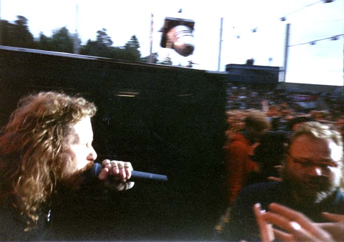 James 'Jaymz' Hetfield close-up