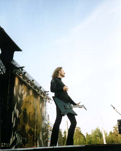 James Hetfield on stage
